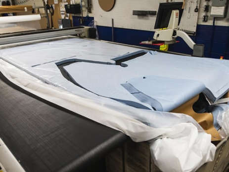 A cutting Machine at Industrial Polymers and Chemicals
